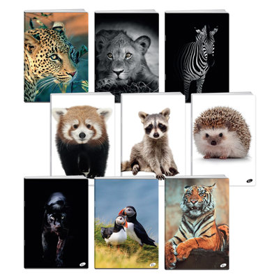 Тетрадка А4 UV Animals, 60+2 л.ред, 70 г/м2