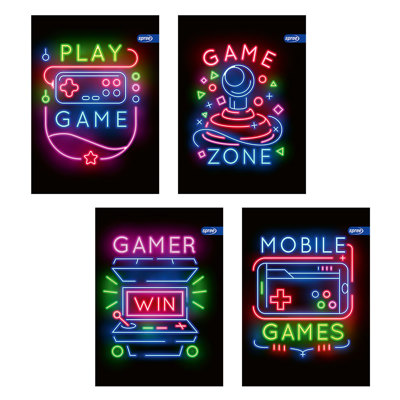 Тетрадка A5 мат/UV Games, 60+2 л.ред, 70 г/м2