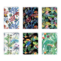 Тетрадка A5 мат/UV Tropikal, 60+2 л.ред, 70 г/м2