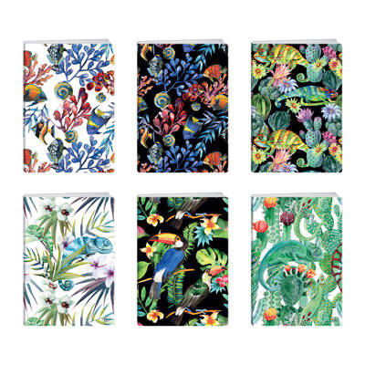 Тетрадка A5 мат/UV Tropikal, 60+2 л.ред, 70 г/м2