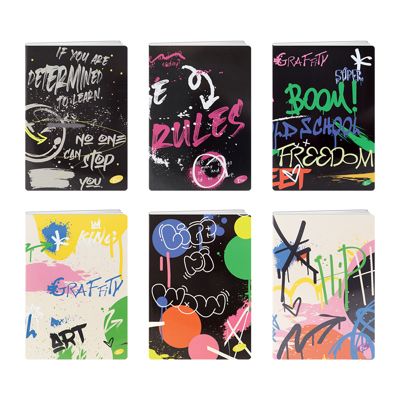 Тетрадка A5 UV Grafiti, 60+2 л.ред, 70 г/м2
