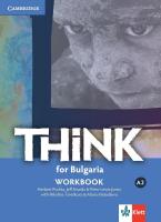 Think for Bulgaria - ниво A2: Учебна тетрадка за 8. клас по английски език + CD