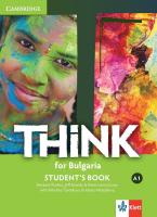 Think for Bulgaria - ниво A1: Учебник за 8. клас по английски език