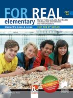 For Real - A2: Учебник по английски език за 8. клас + CD-ROM